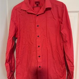 Alfani Coral Stretch Shirt
